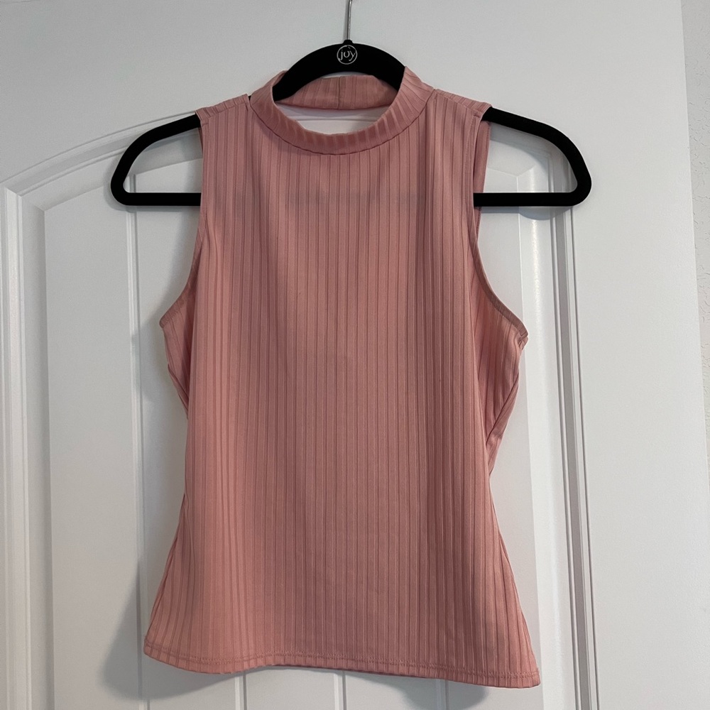 Pink Sleeveless Top